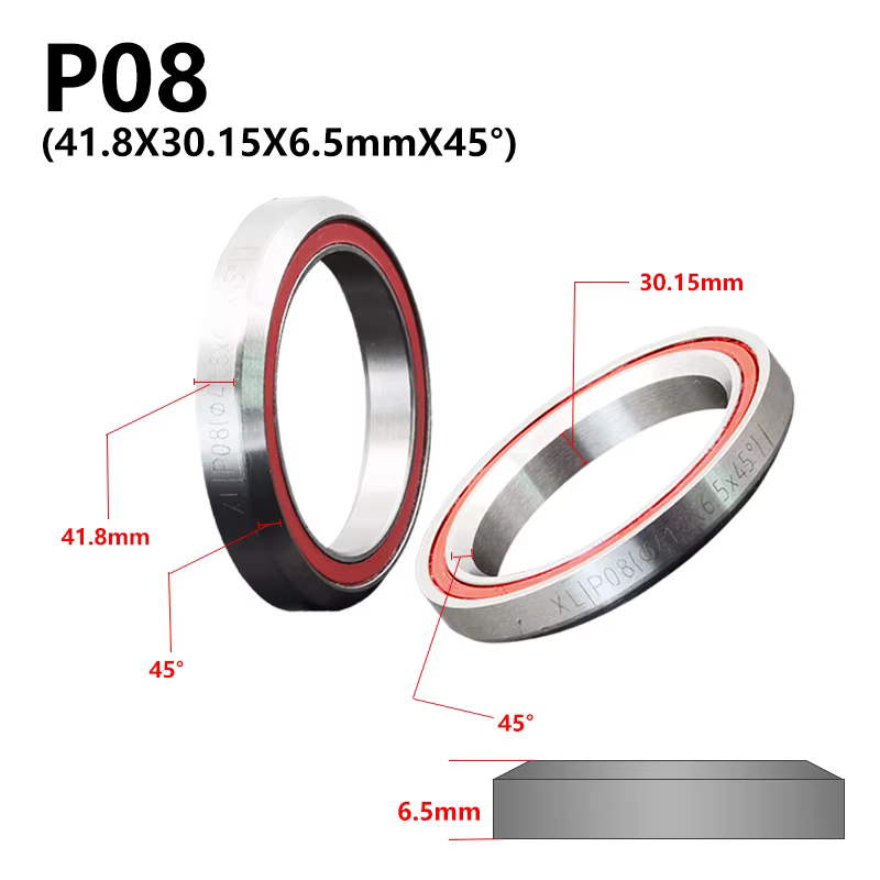 Roulement de casque de vélo 38 39 41 41.8 44 46.9 49 51 52mm