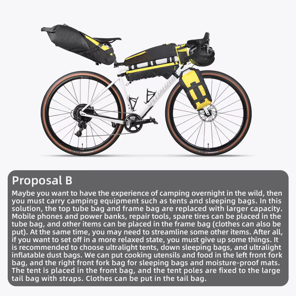 Bal inowalk-Sac de dégager de vélo résistant aux éclaboussures
