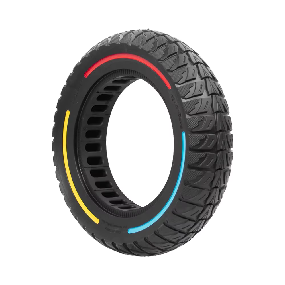 Pneu solide Anti-crevaison tout-terrain 10x2.5-6.1 pour Scooter électrique KUGOO M4/M4 Pro