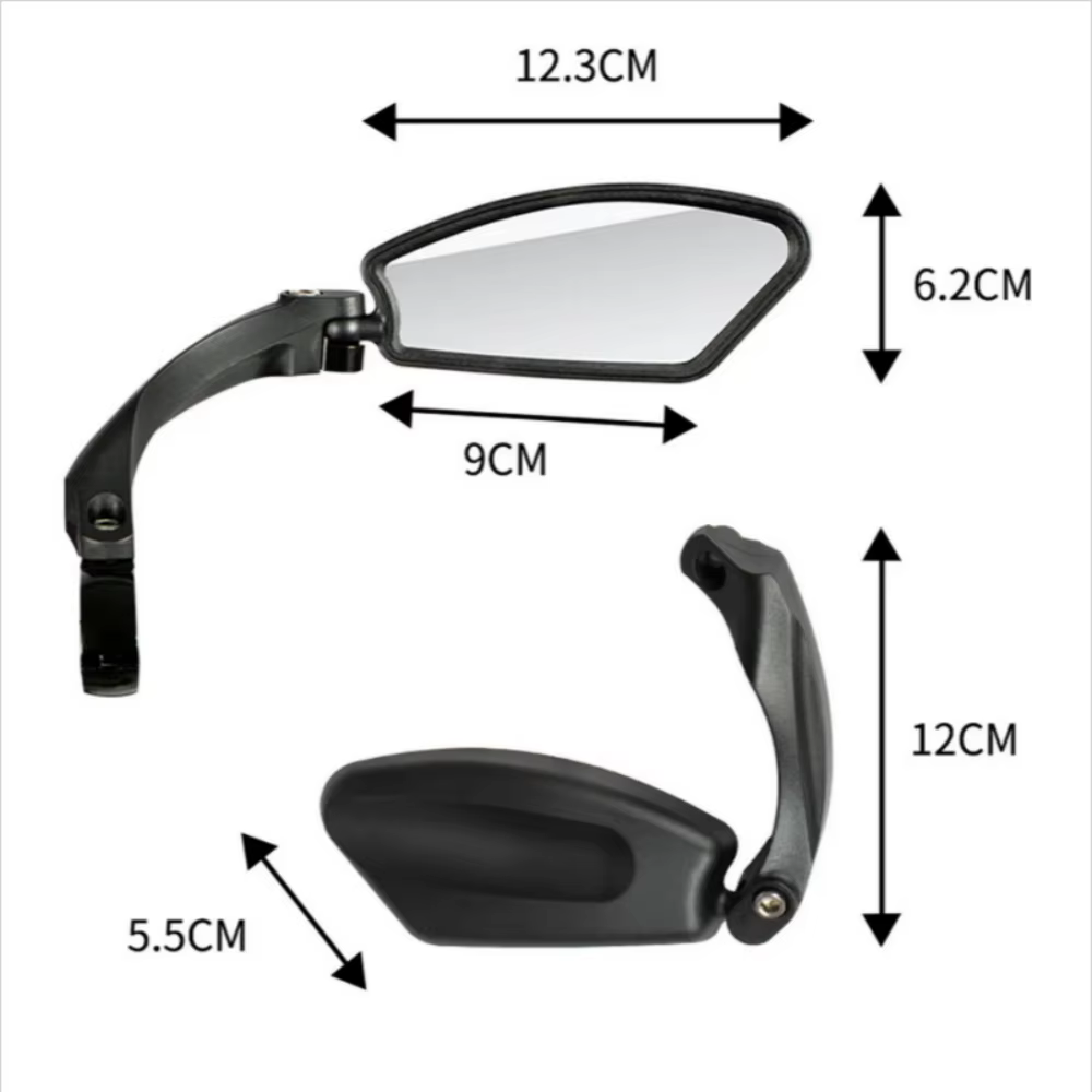 Miroir de vélo DOMEN, rétroviseur de guidon de vélo