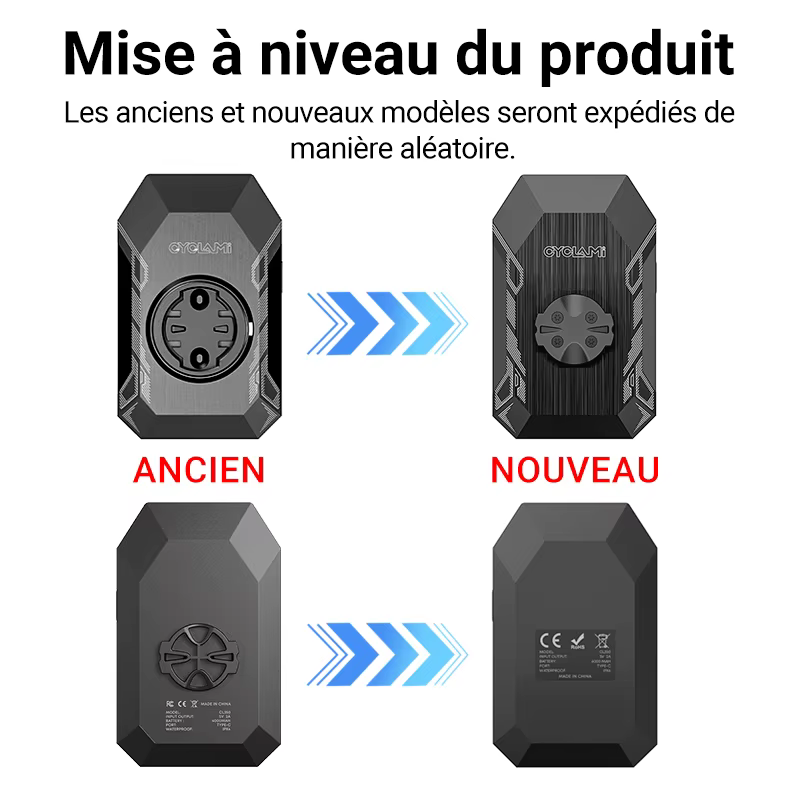 Phare de vélo CYCLAMI CL350 pour Garmin XOSS IGPSPORT Magene GPS G2 4000mAH Lampe avant