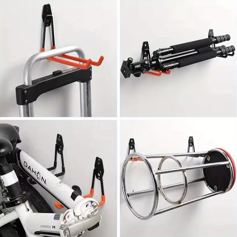 2 supports muraux pour vélos