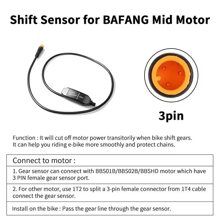 Bafang-Capteur de changement de vitesse pour vélo électrique