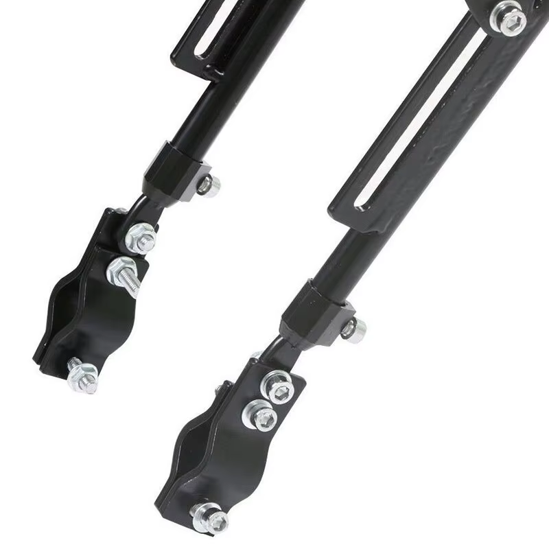 1PC alliage arrière porte-vélo sac de transport bagages Cycle VTT noir
