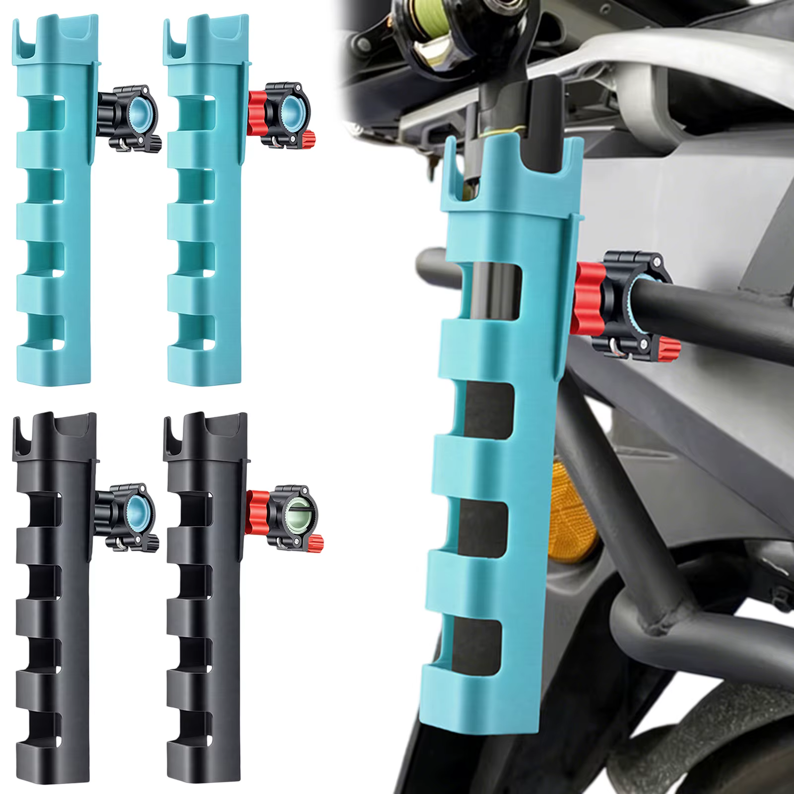 Support de canne à pêche pour porte-bagages de vélo
