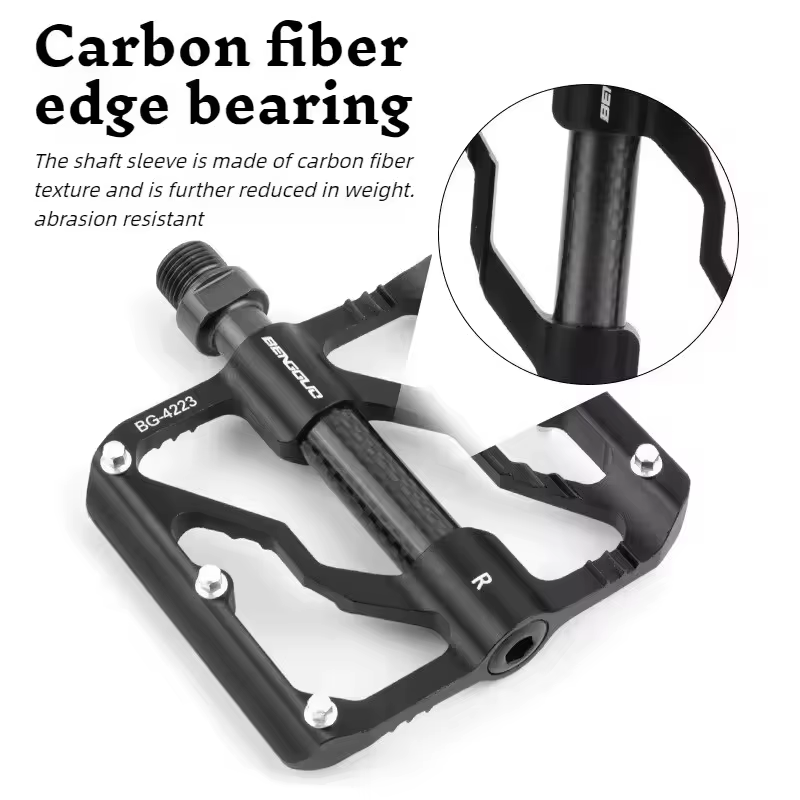 Pédale de vélo BENGGUO en alliage d'aluminium/axe CR-MO