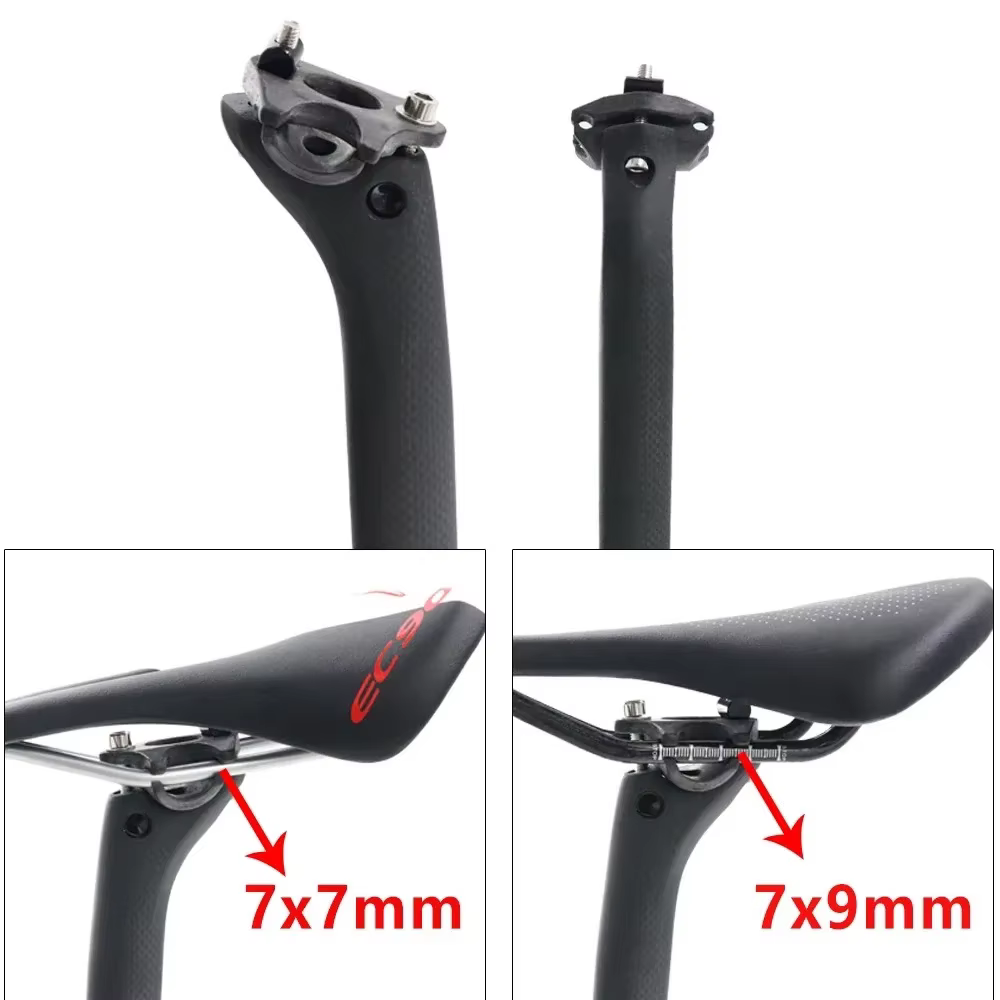 Tige de selle décalée 20mm vtt/vélo de route 27.2/30.9/31.6mm