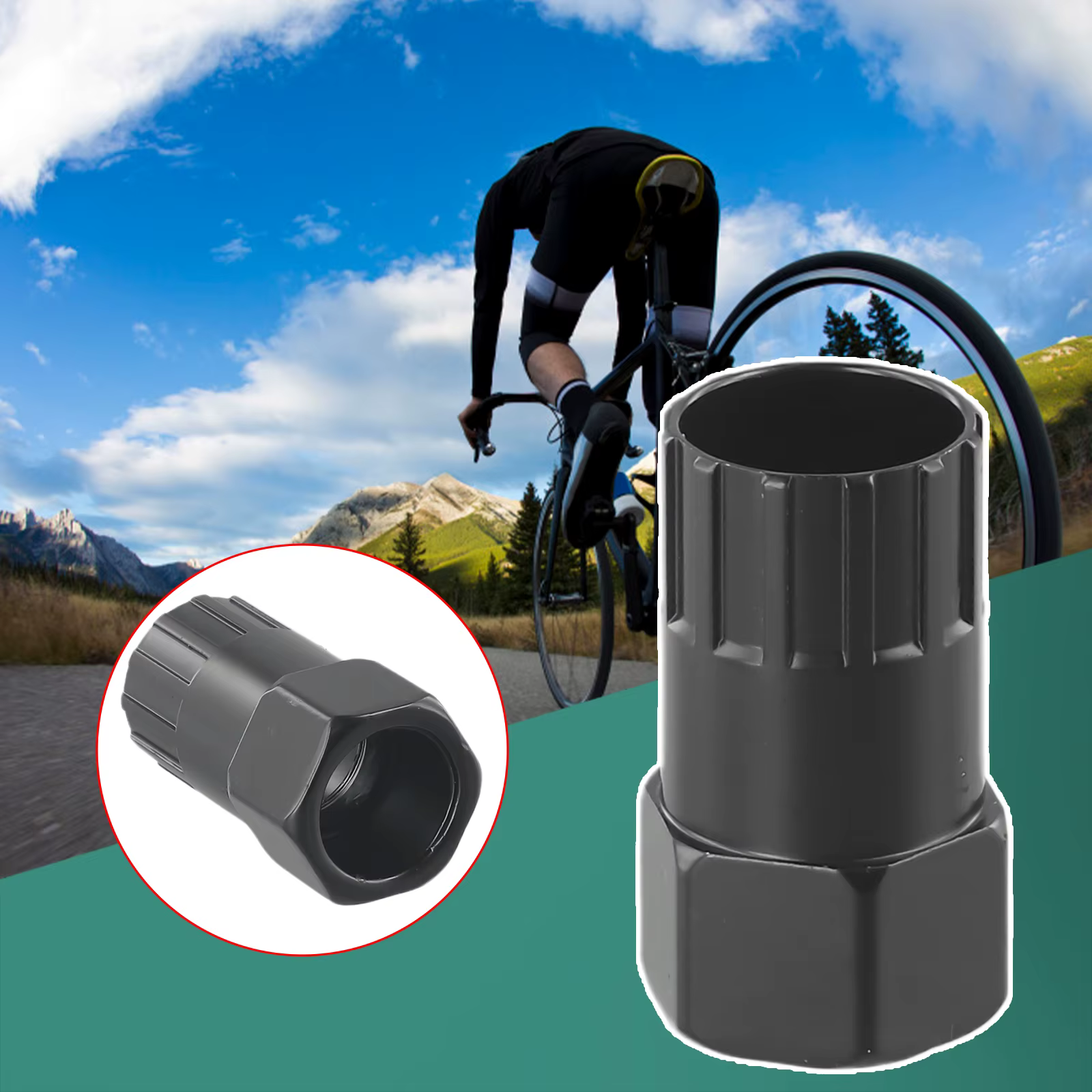 Outil de réparation de retrait de verrouillage de volant d'inertie de Cassette de vélo