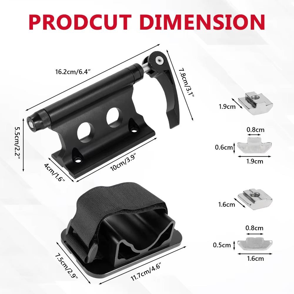 Support universel de fourche de vélo avant + support de roue arrière