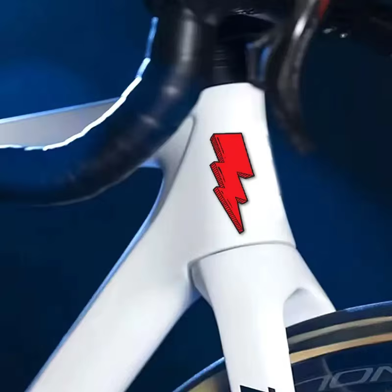 Autocollants Lightning pour cadre de vélo