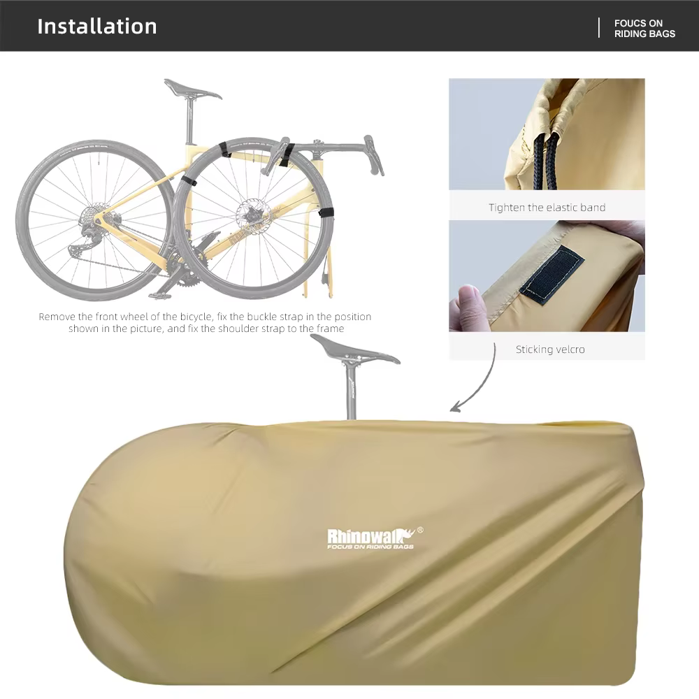 Rhinowalk sac de rangement de vélo Portable porter