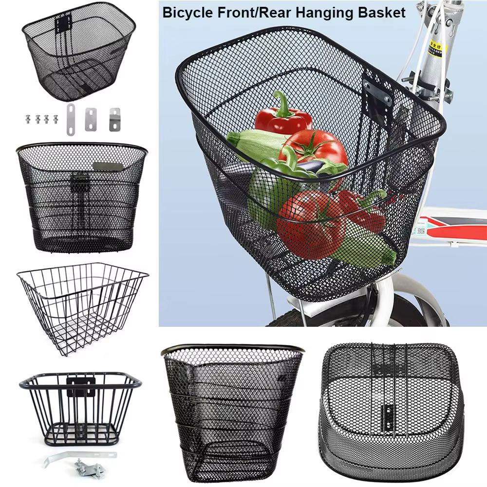 Panier arrière de vélo facile à installer