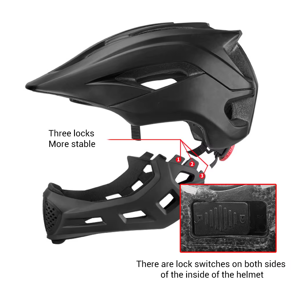 Casque de vélo intégral pour enfants