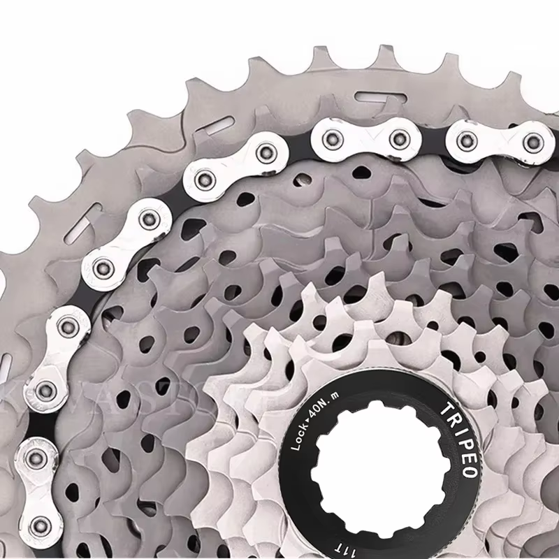 Cassette de VTT 8/9/10/11/12 vitesses 40/42/46/50/52T HG K7 Pignon 8V 9V 10V 11V 12V X9 X10 X11 X12 Chaînes Pièces de VTT