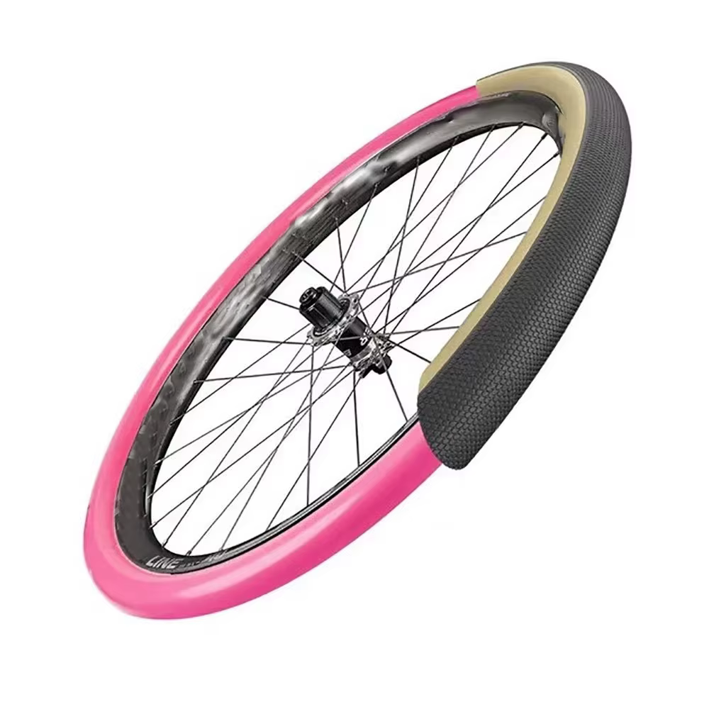 1 chambre à air de vélo rose en TPU de 28g