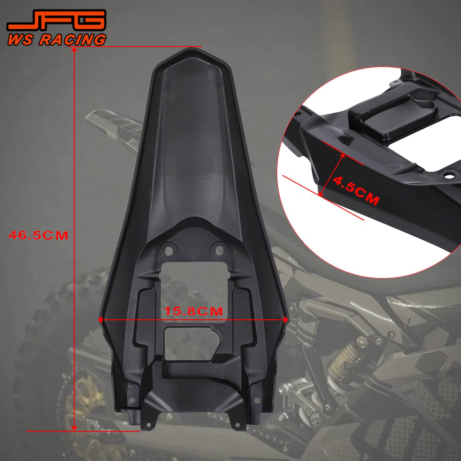Accessoires de moto garde-boue avant d'origine ensemble