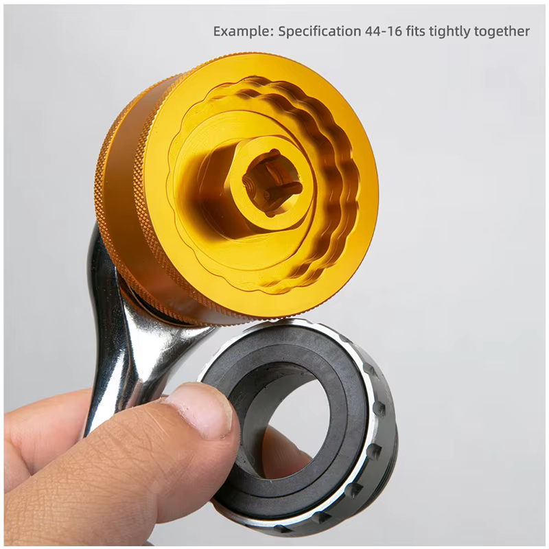 AXI Bike 5 en 1 outil de démontage du support inférieur 39/40.5/44/46/49mm clé de réparation d'installation de vélo