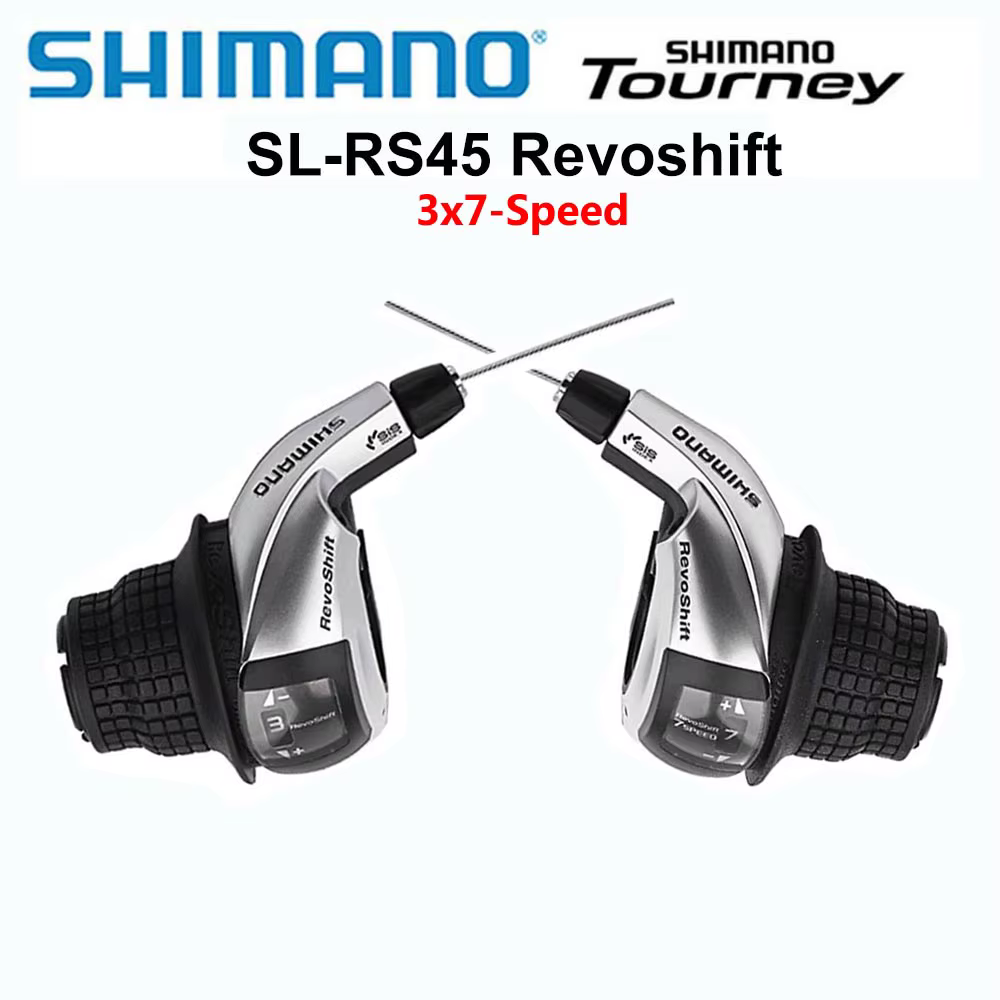 Shimano Tourney RS45 Revoshift poignée vélo torsion manette de vitesse levier 3x7s 3x8s 21s 24s