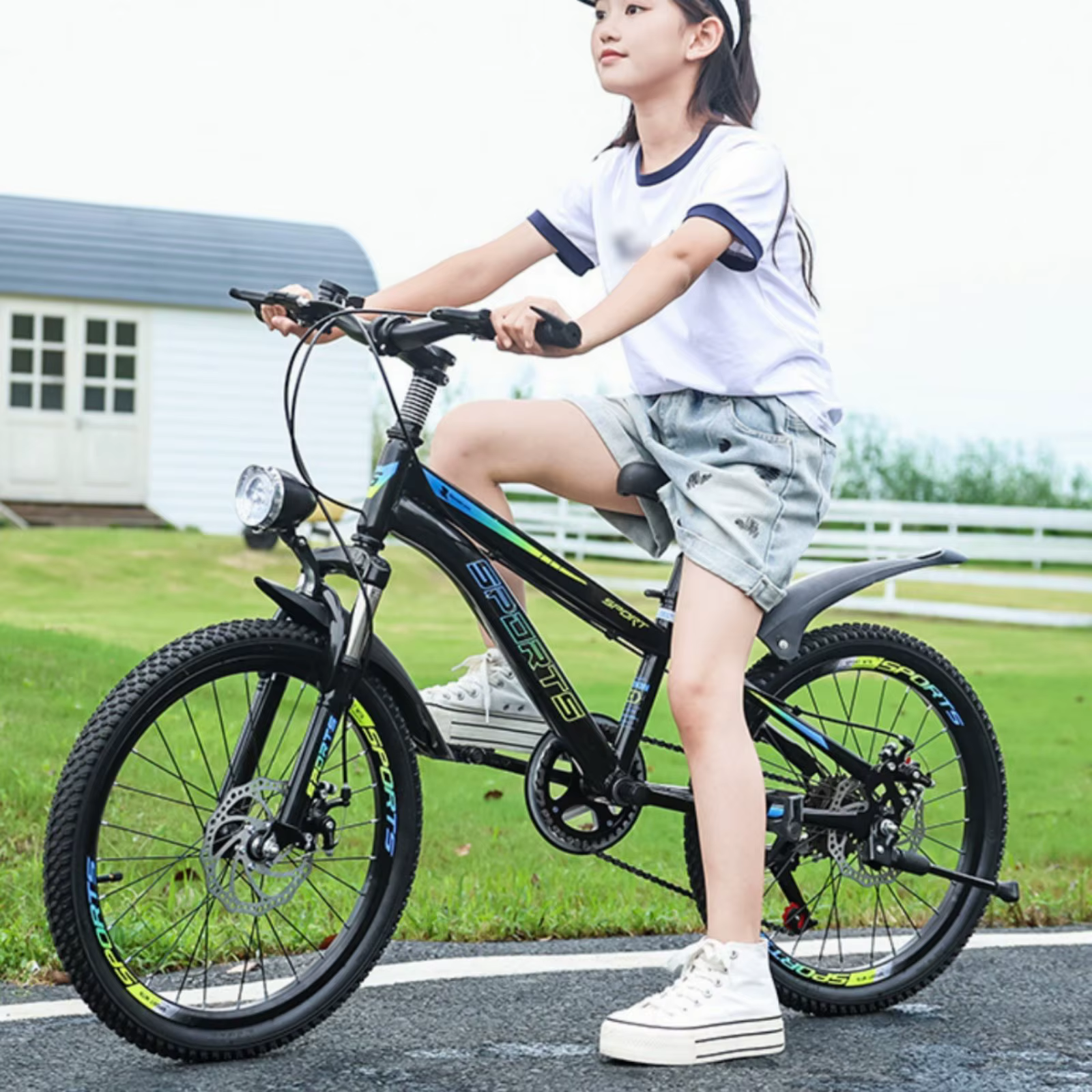 Vélo de montagne pour enfants de 20 pouces avec système de freinage double