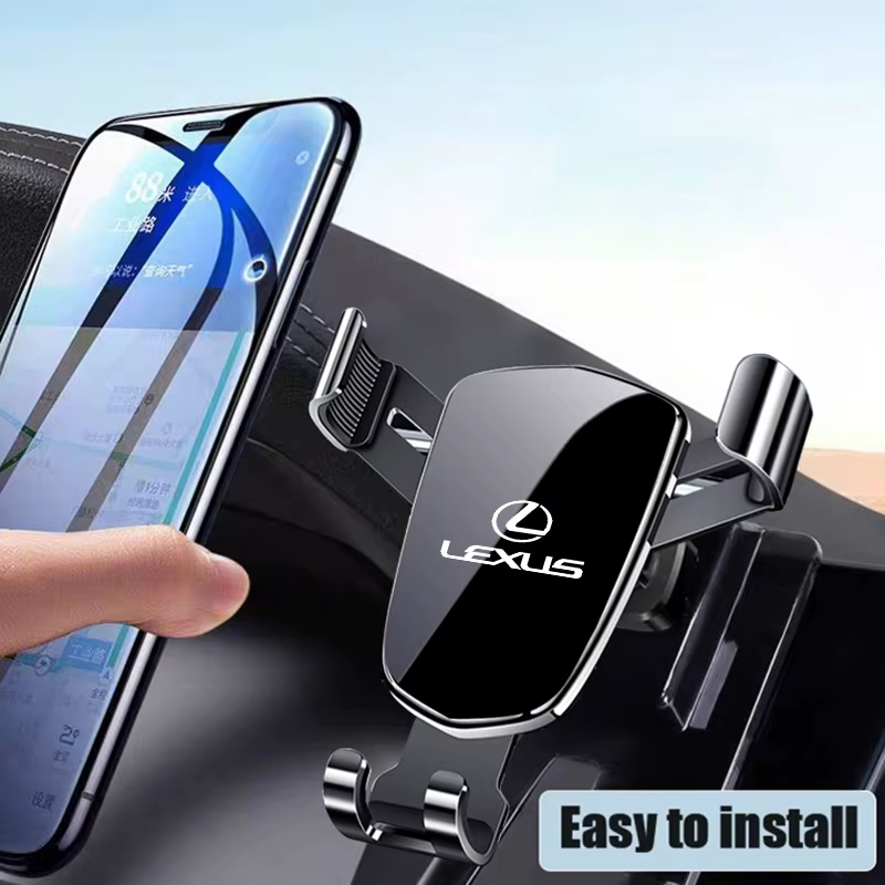 Support de téléphone par gravité pour voiture, support GPS, support mobile pour Lexus UX250h RX450h CT200h RX400h NX300h RX350 RX300