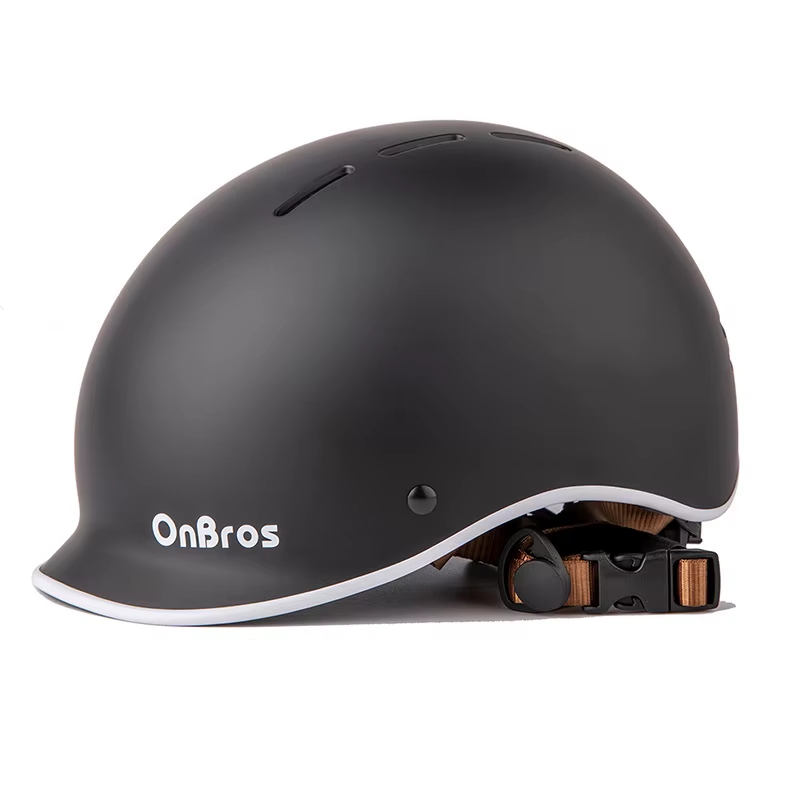Casque de vélo Casque de vélo City Road Skateboard réglable Casque d'équitation certifié de sécurité pour enfants et