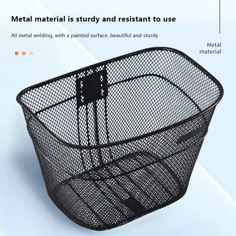 Panier métallique pliant polyvalent pour vélos de montagne