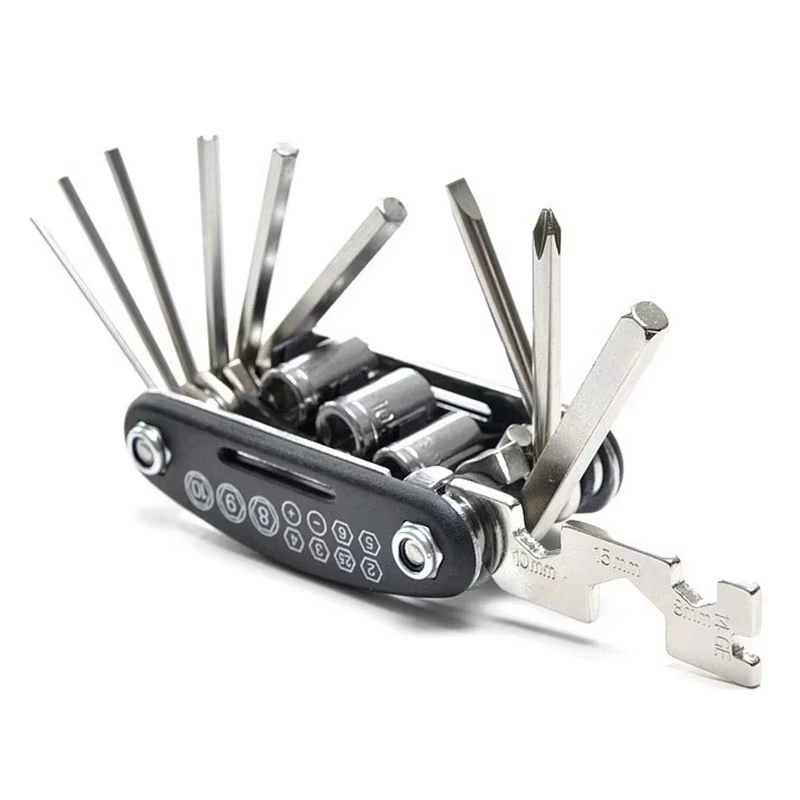 Kits d'outils de réparation de vélo 16 en 1