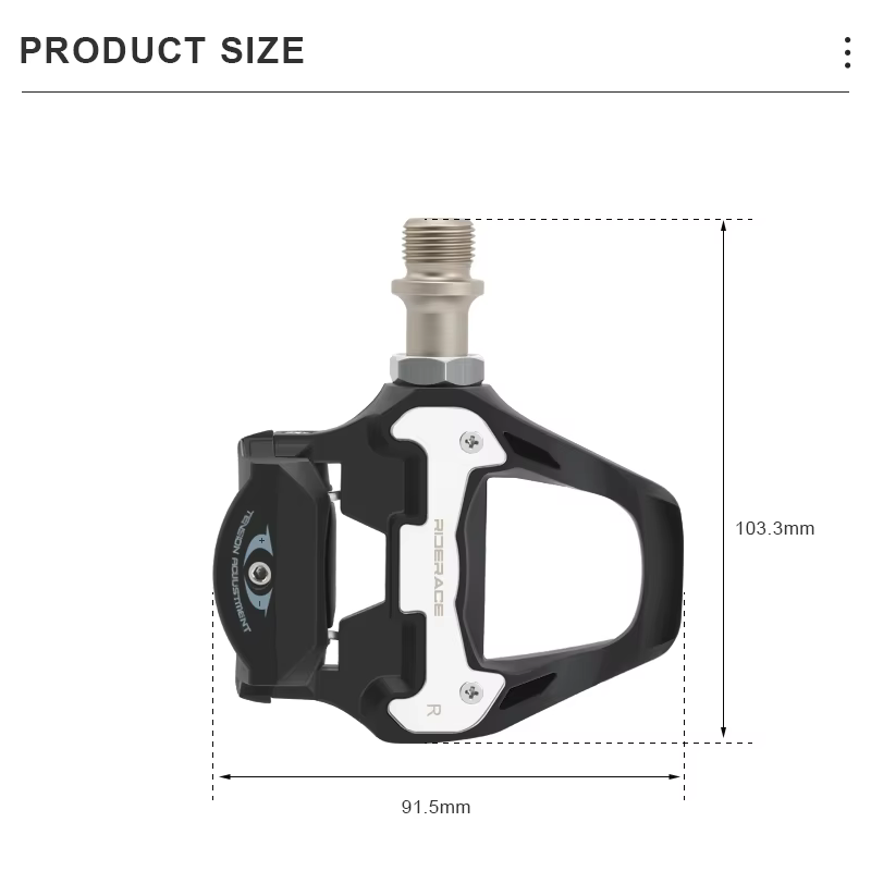 Pédales de vélo RIDERACE, pédales auto-bloquantes pour vélo de route, pédales de cyclisme sur gravier, roulements étanches, clips pour système SPD SL.
