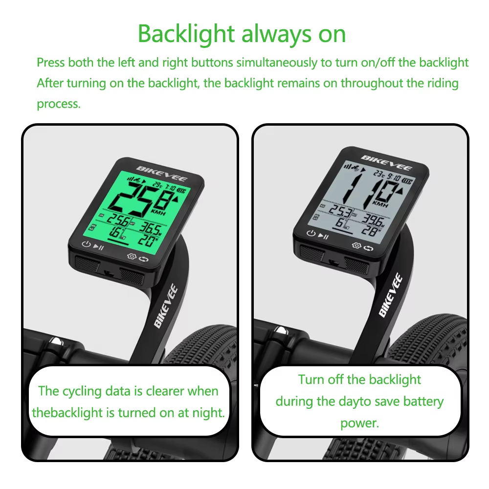Ordinateur de vélo sans fil GPS