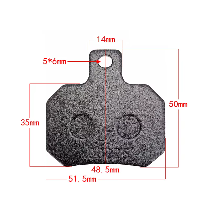 1 paire de plaquettes de frein à disque pour Scooter électrique YADEA-1 E6 T5 T3 X-VAN M2 M8