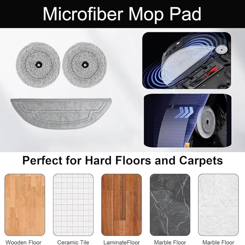 Roborock Saros 10 accessoires rouleau principal brosse latérale filtre Hepa vadrouille tissu sac à poussière robot aspirateur pièces