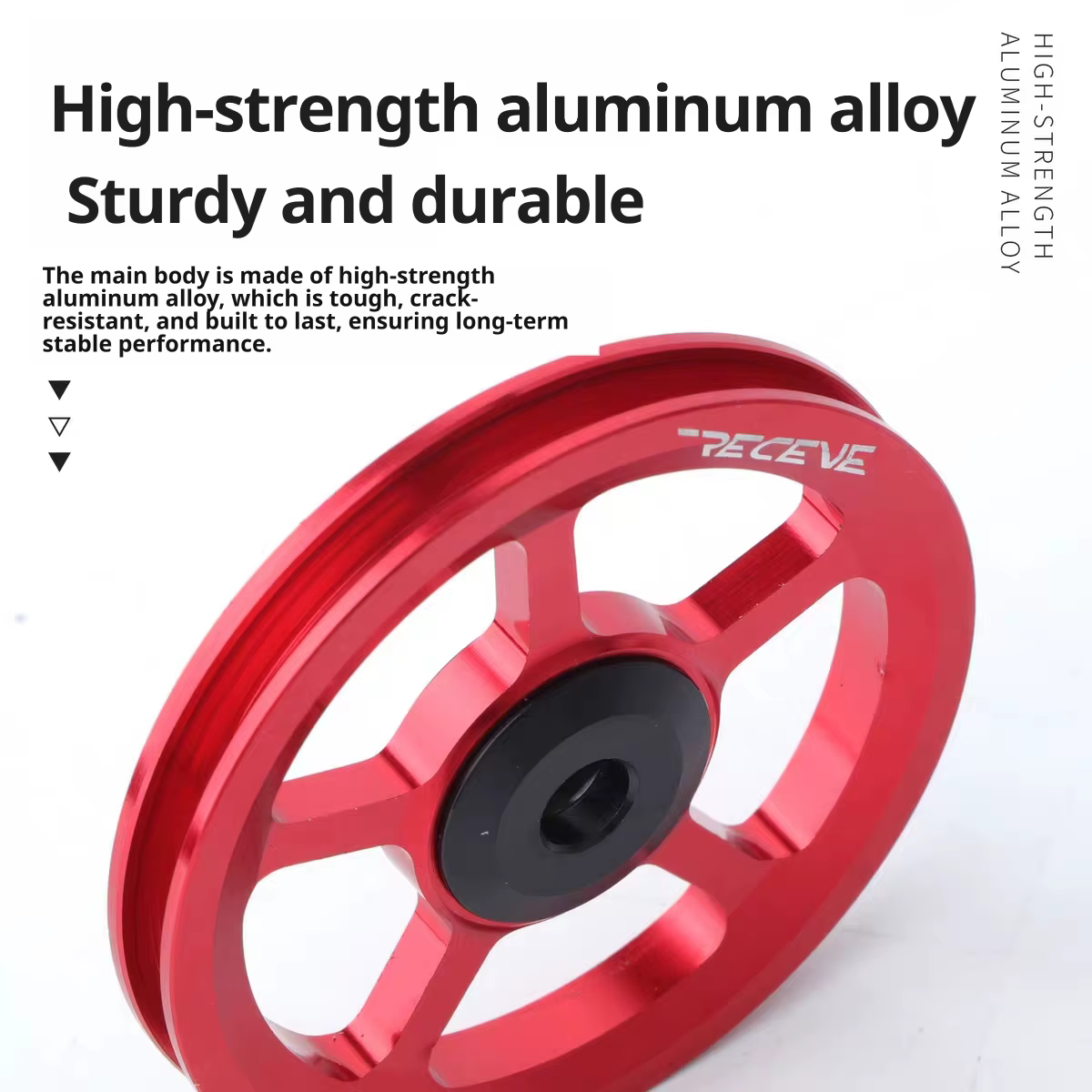 Roue facile à rouler de 60 mm pour vélo pliant Brompton en alliage d'aluminium