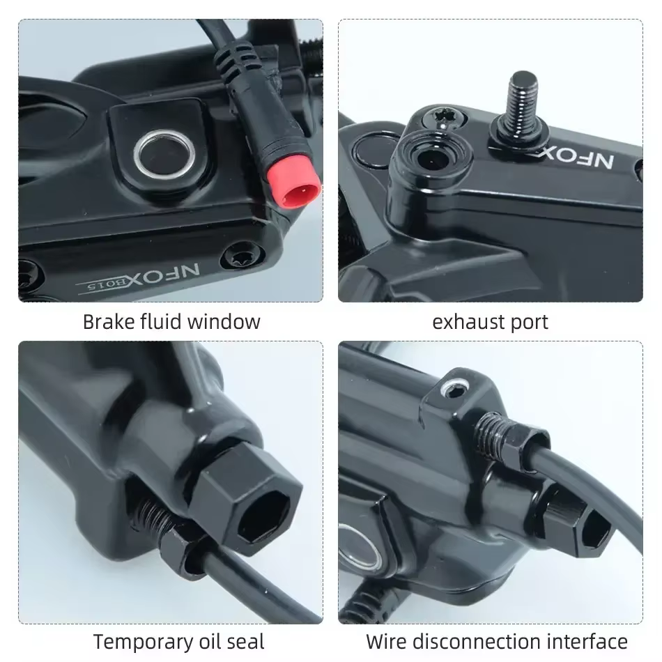 Frein hydraulique à disque à 4 pistons pour vélo électrique pliant