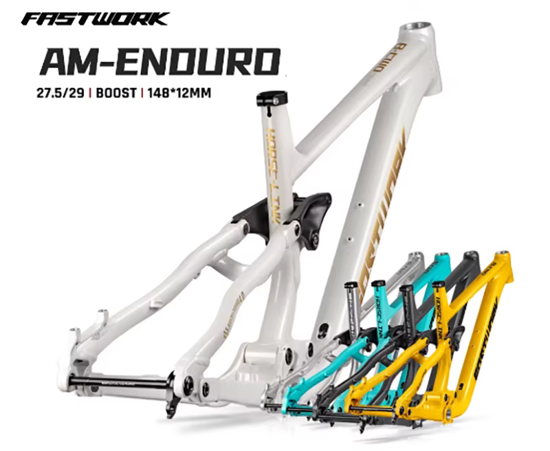 Cadre de vélo Enduro, suspension intégrale