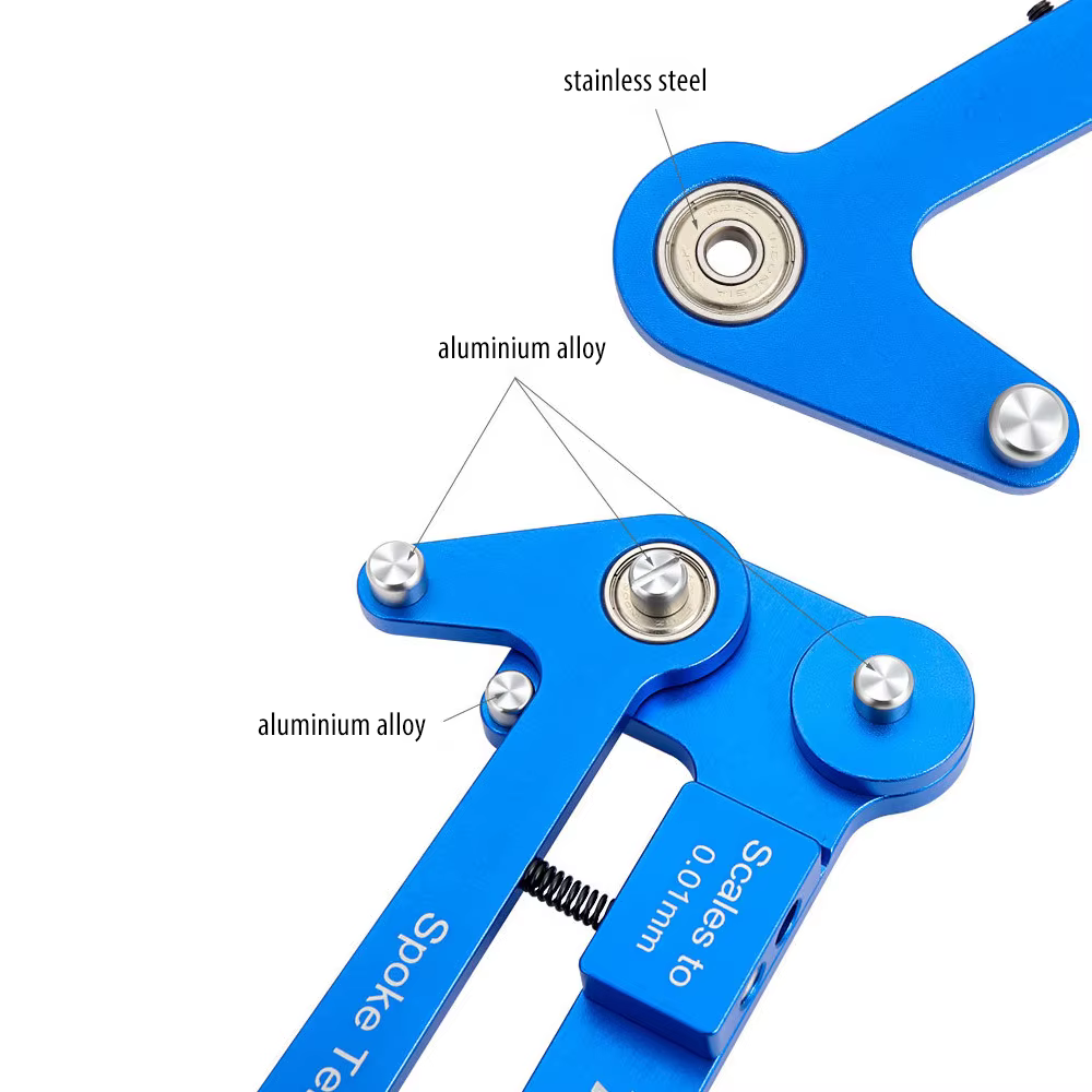 Tensiomètre électronique à rayons pour vélo