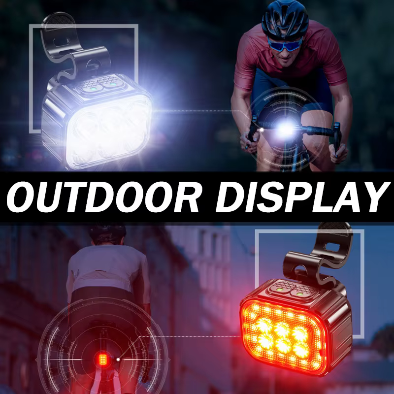 Feu de vélo avant arrière lampe à LED de cyclisme