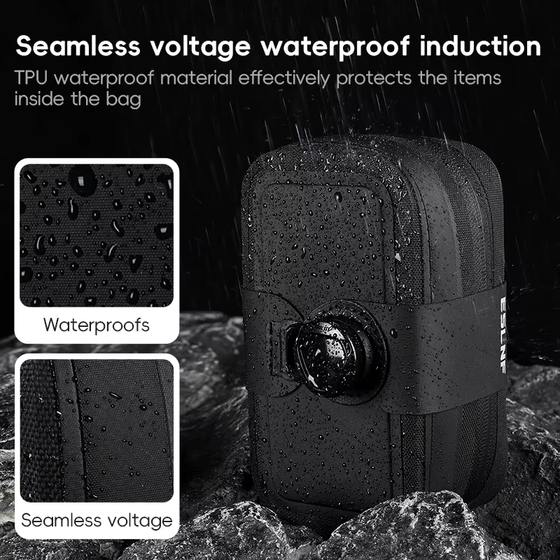 ESLNF sac de cyclisme étanche à la pluie sac de selle de vélo de montagne Portable sac