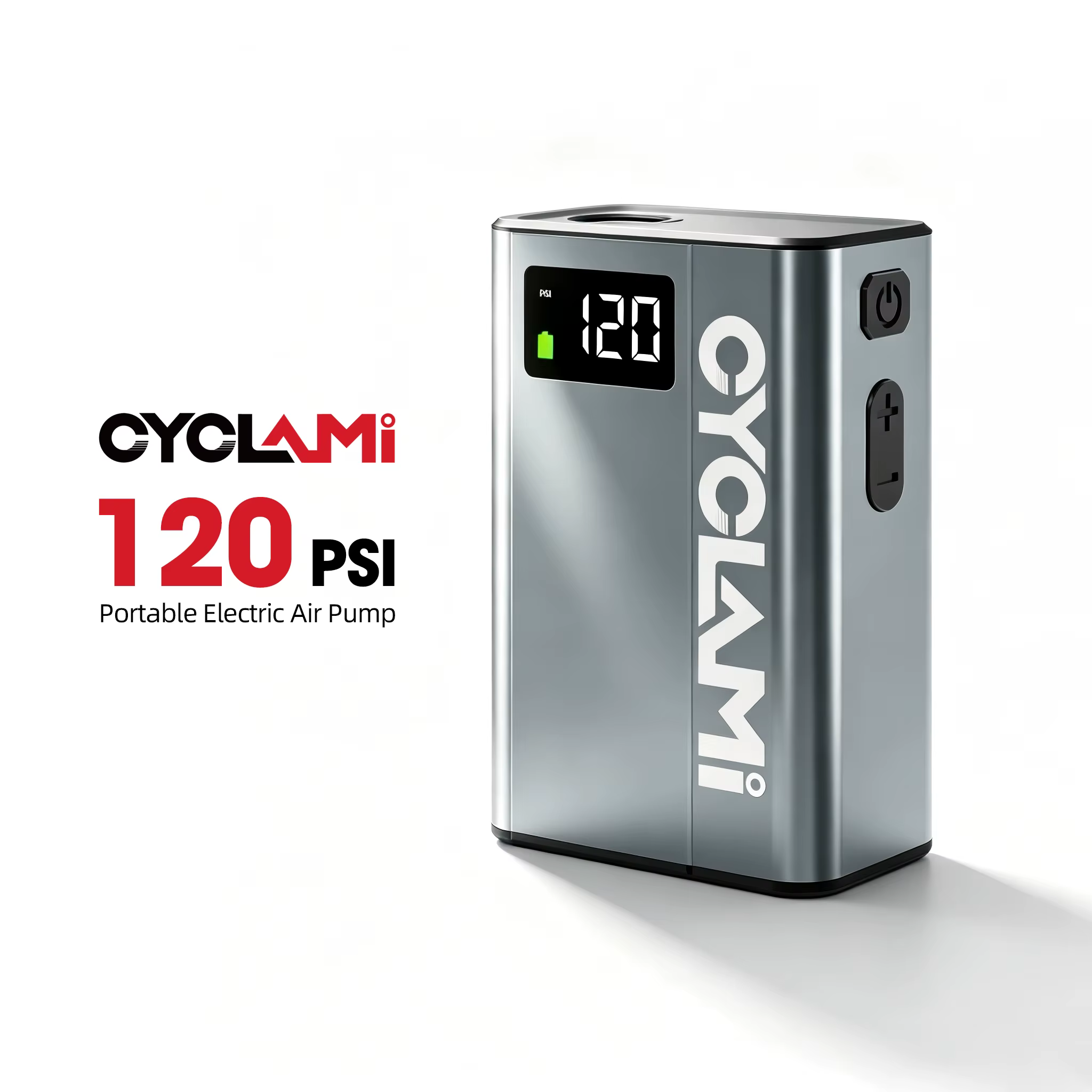 Pompe électrique portable en alliage d'aluminium pour vélo