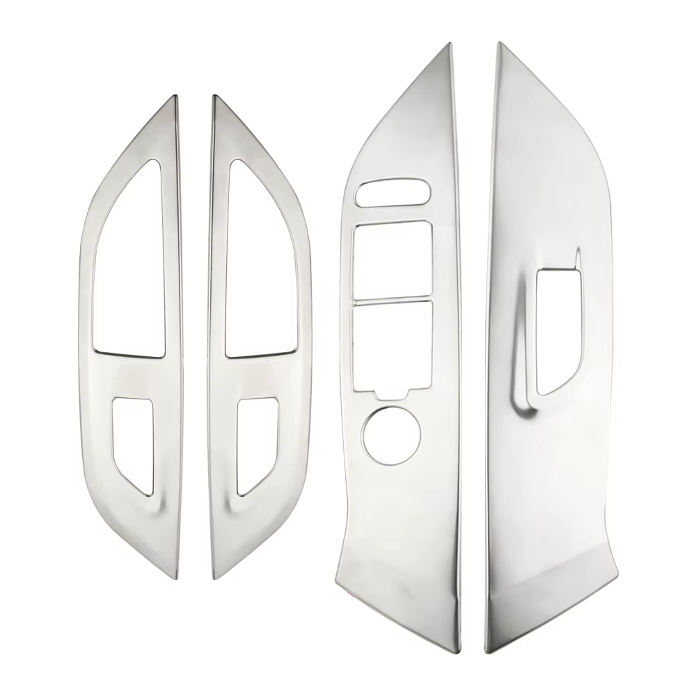 Autocollant de couverture de panneau de lève-vitre d'accoudoir de porte, accessoires LHD pour Peugeot 2008 2019-2023 E2008 2020-2022