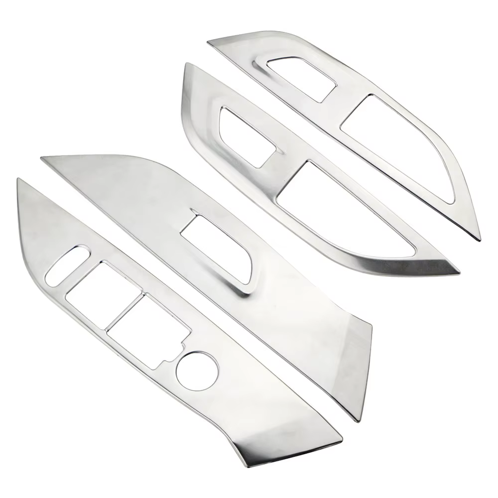 Autocollant de couverture de panneau de lève-vitre d'accoudoir de porte, accessoires LHD pour Peugeot 2008 2019-2023 E2008 2020-2022