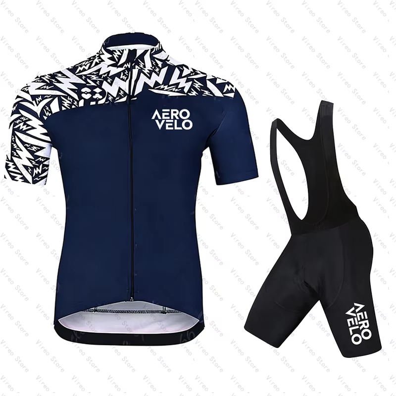 Vêtements de cyclisme d'entraînement pour équipe sportive AERO VELO