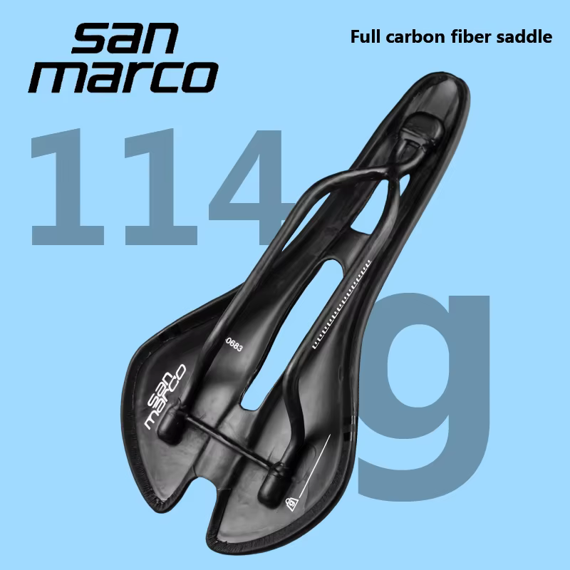 San marco mantra selle de vélo de route en fibre de carbone 114g 278X131mm tapis de siège avant