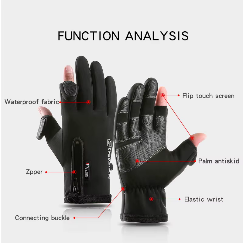 Écran tactile hommes gants de cyclisme imperméable hiver