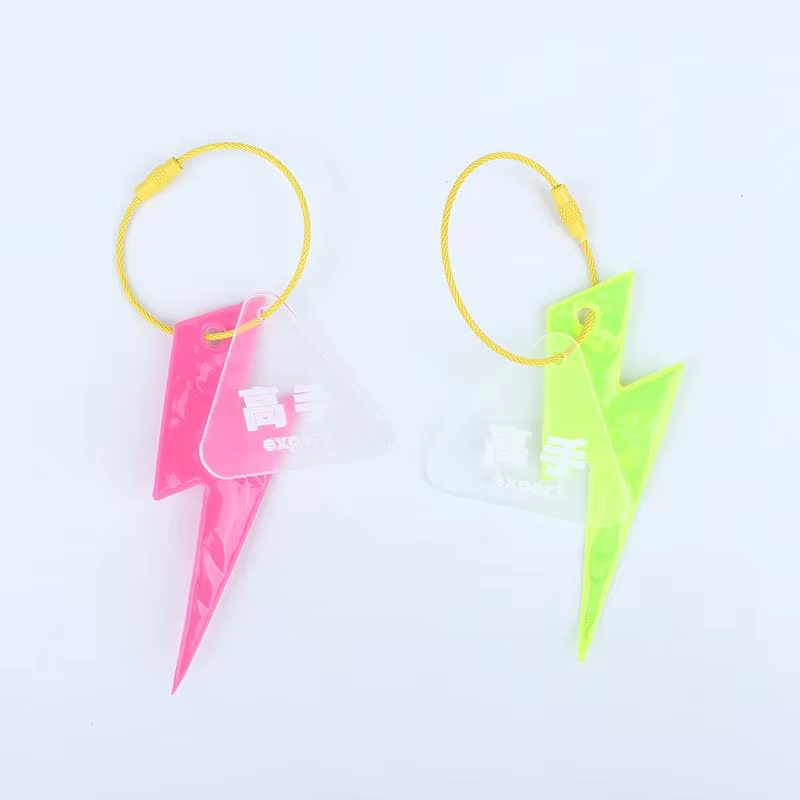 Pendentif réfléchissant pour vélo, avertissement de sécurité pour la conduite en extérieur, pendentif éclair haute visibilité, durable, universel pour vélo de route