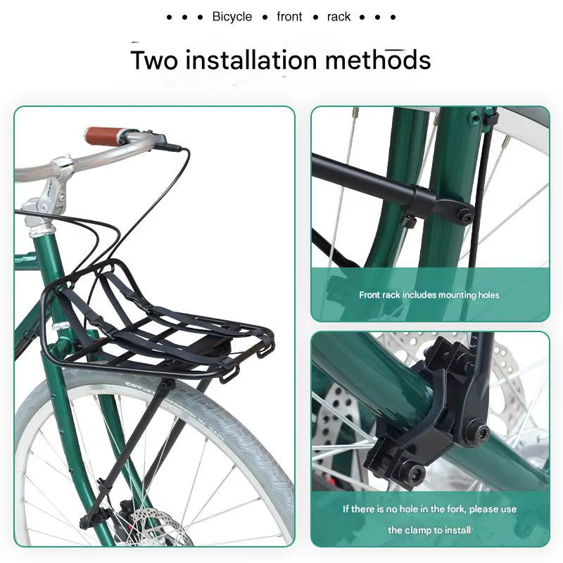 Porte-bagages avant de vélo 24-29 pouces