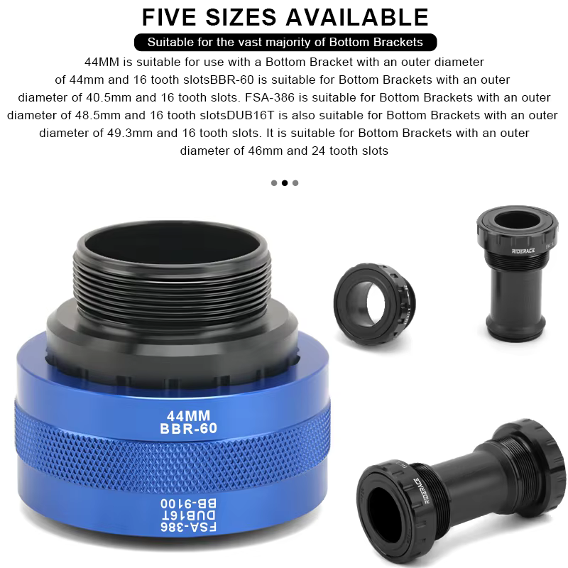 5 en 1 Vélo Invite Astronomique ket Outil Pour 44mm BBR60 DUB16T BB-9100 FSA-386