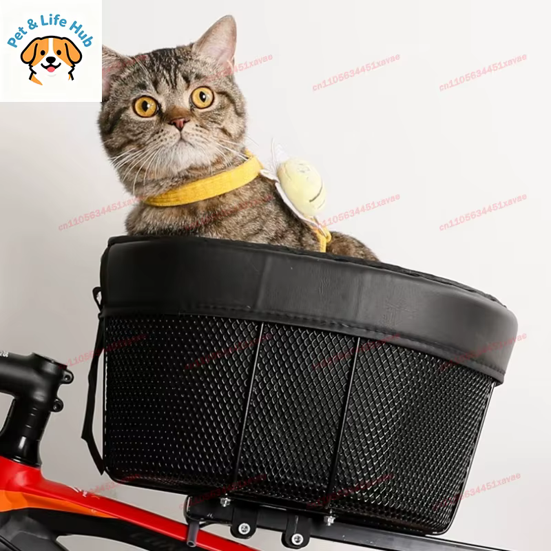 Panier de transport pour animaux de compagnie pour vélo