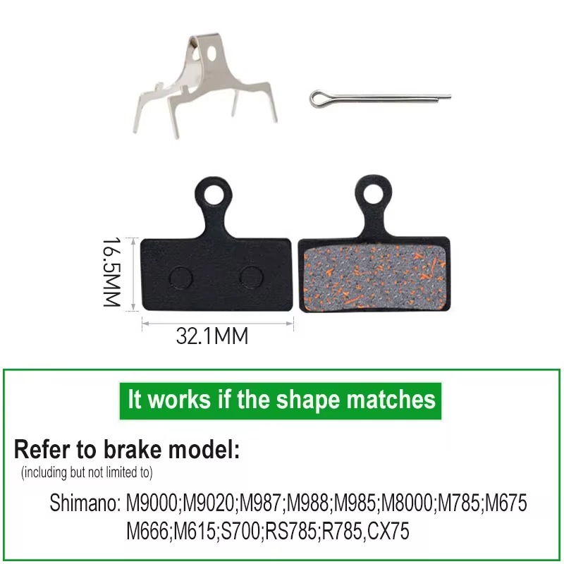 10 paires de plaquettes de frein de vélo pour Shimano G01S XTR M9000 M9020 M985 M988 XT M8000 M785 SLX M7000 M666 M675 Deore M615 Alfine S70