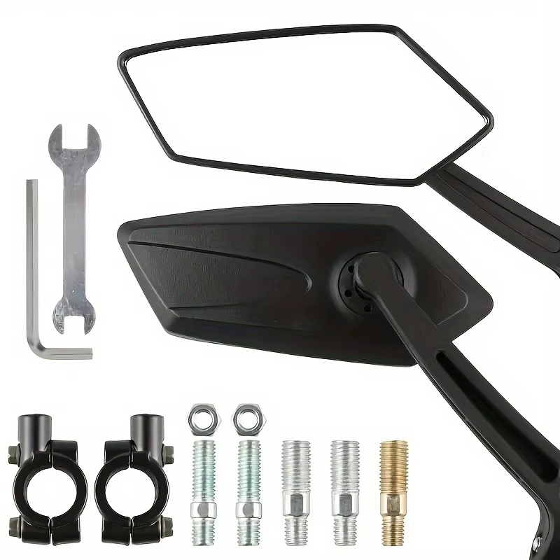 Rétroviseur de vélo, guidon rotatif réglable