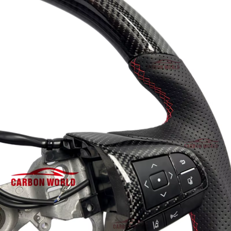 Volant en Fiber de carbone, accessoires d'intérieur de voiture pour Lexus IS250 IS350 ES ES300 GS GS350 NX CT200 RC